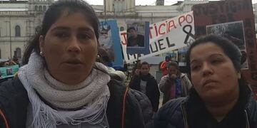 Familiares de las víctimas del triple crimen en Bajada Grande\u002E