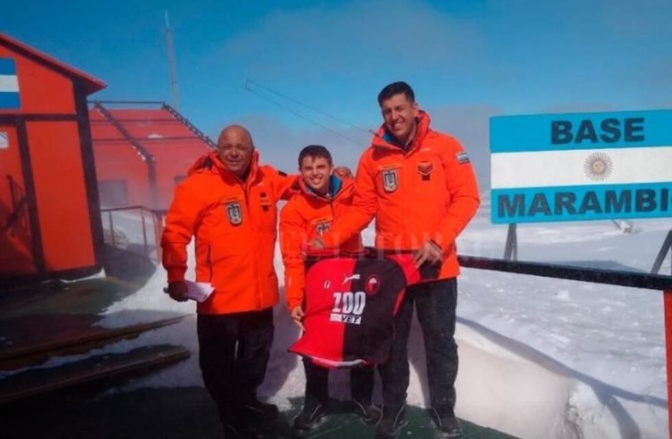 Hasta en La Antártida hinchan por Colón