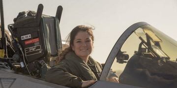 Sofía Vier, la primera piloto de caza del país\u002E