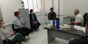 Cambio de autoridades - Hospital Gualeguaychú\nCrédito: Vía Gualeguaychú