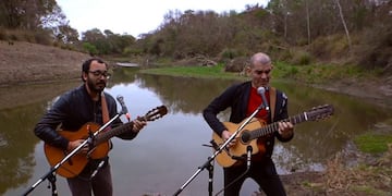 Seba Ibarra y Lalo Aguilar, dos de los músicos que ya representaron al Chaco en escenarios internacionales\u002E