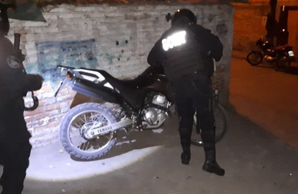 Recuperaron una moto valuada en $300 mil luego de una persecución