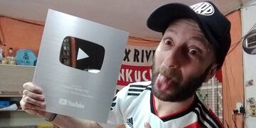 El hincha de River con más de 100.000 seguidores