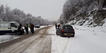 Accidente múltiple en RN3 - altura Tierra Mayor- Ushuaia