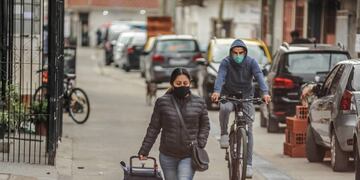 Recorrida por Villa Fraga y Chacarita \nCoronavirus\ncuarentena\nargentina\nbuenos aires\nFotos Federico Lopez Claro