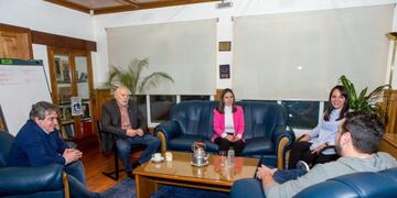 Walter Vuoto con Legisladores del Partido Verde