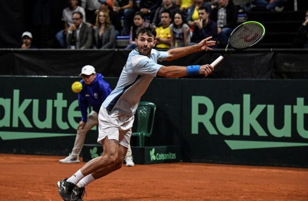 Copa Davis: una victoria por lado y serie igualada entre Argentina y Colombia