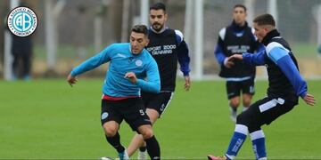 El Buluca Luna y Vaudagna no le pierden pisada a Martín Rivero, en el triunfo por 2-1 sobre Belgrano\u002E \