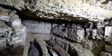 Encontraron 35 momias en un antiguo cementerio egipcio