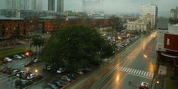 Tormenta en Buenos Aires (Foto: Twitter @LuciaRolero)