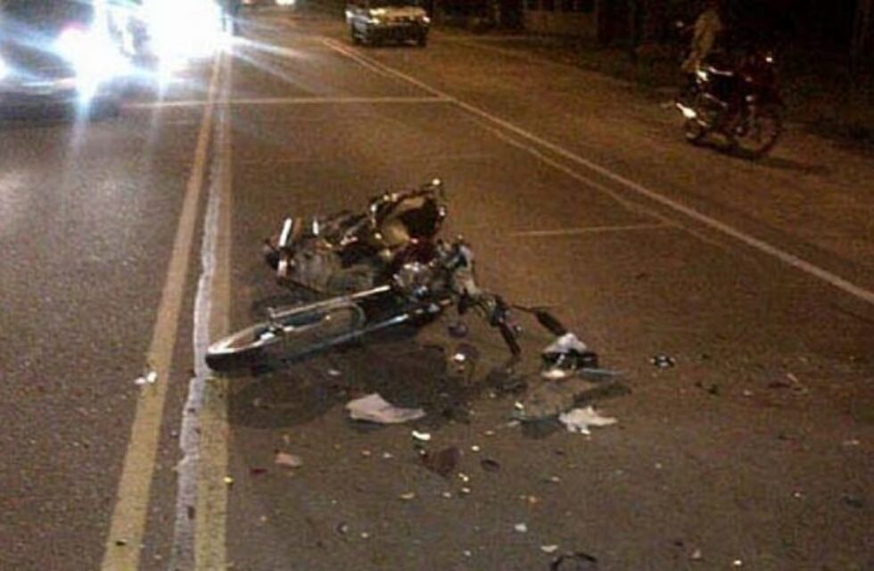 Otro motociclista perdió la vida en un choque
