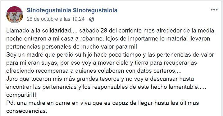 Pedido por facebook Mama de Leon