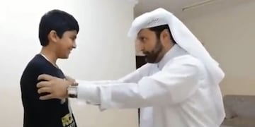 Predicador catarí enseñando como ''golpear a una esposa''