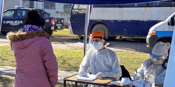 Este lunes se puso en marcha el plan nacional Detectar en el barrio Cabín 9 de Pérez\u002E (@omarperotti)