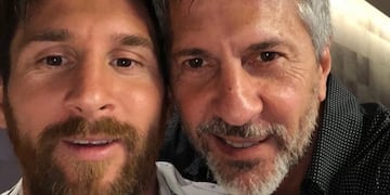 El representante de la "Pulga" partió de Barcelona con varios familiares.