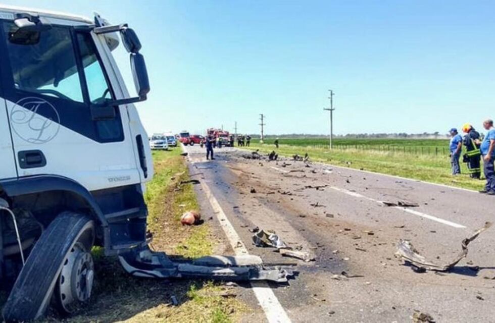 Fatal accidente en cercanías de Trenque Lauquen con un camionero pampeano involucrado