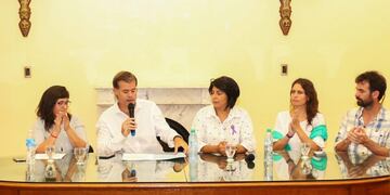 Andrea Lezcano - Martín piaggio\nCrédito: Comunicación Institucional