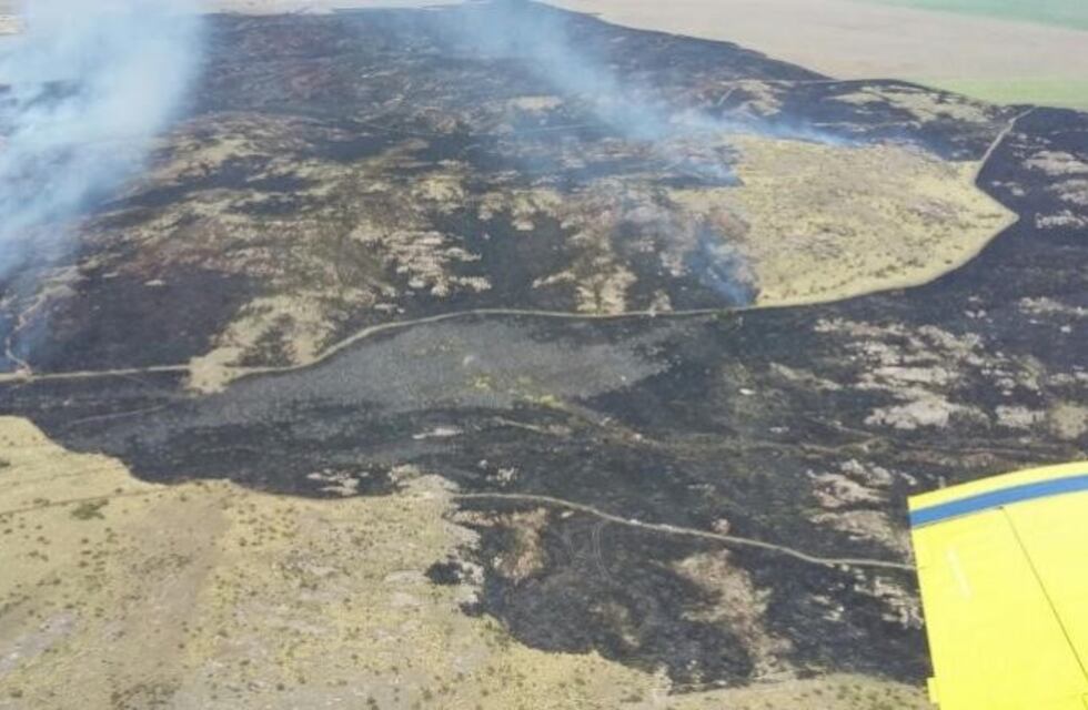 Incendio en Achiras y en Tres Acequias
