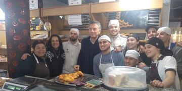 Macri en Artesanos del Sabor