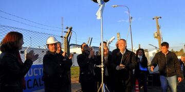 Inauguraron estación Malena de los gasoductos troncales
