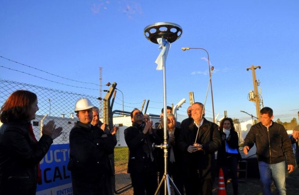 Inauguraron estación Malena de los gasoductos troncales
