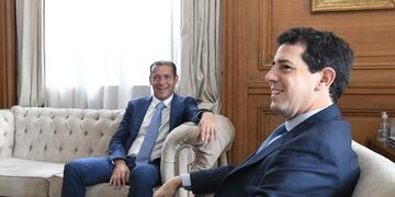 El ministro del Interior recibió al gobernador de Neuquén