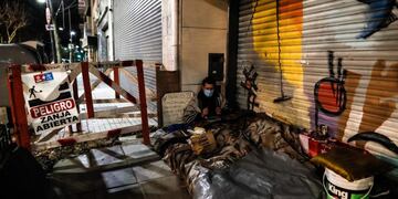 Pobreza en Buenos Aires\u002E (Foto: Juan Ignacio Roncoroni/EFE)