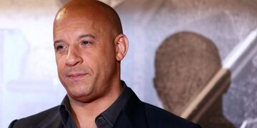 US actor Vin Diesel arrives on the red carpet to attend the European premiere of the film \