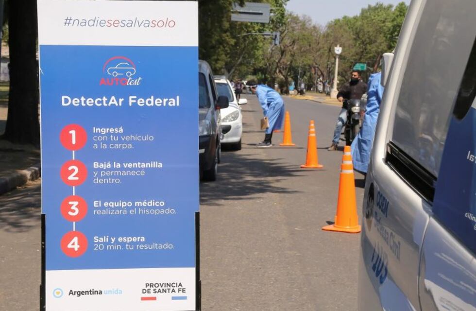 La mitad de los que pasaron por el "auto test" dieron positivo por coronavirus