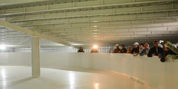 El gobernador Uñac visitó la obra\u002E