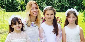 Nicole Neumann y sus hijas