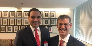 Valdés en Washington\u002E