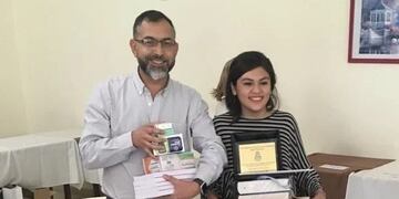 La joven fue recibida como una heroína en Mendoza\u002E