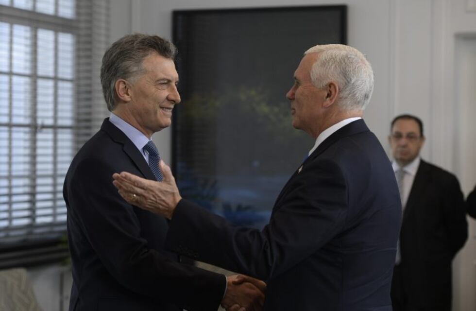 El vicepresidente de los EE.UU., Mike Pence, se reunió con Macri en Olivos