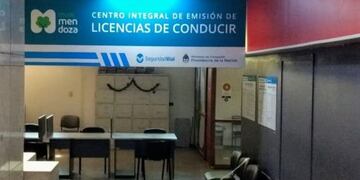 El centro de emisor de licencias de conducir de la Ciudad de Mendoza cerró ante un caso sospechoso de coronavirus. Reabrirá el lunes. Gentileza MCM