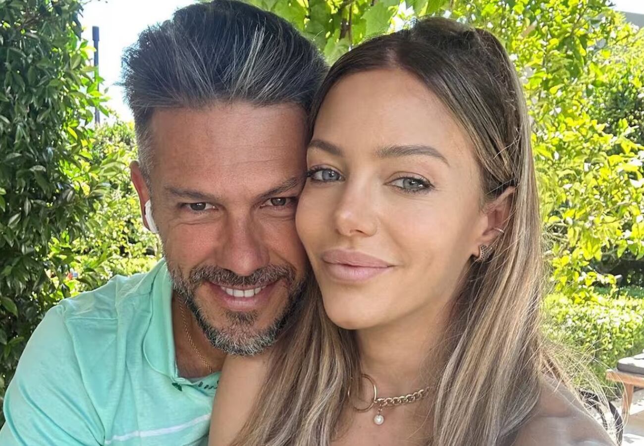 Evangelina Anderson y Martín Demichelis.