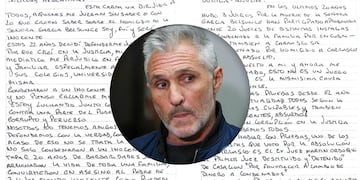 Caso García Belsunce: la carta de Nicolás Pachelo tras ser condenado. Foto: Los Andes