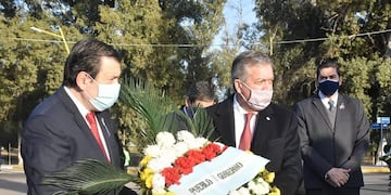 Zamora encabezó el acto oficial por el 468° aniversario de la Madre de Ciudades.