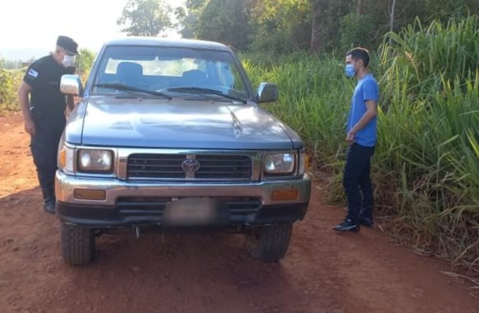 Camioneta robada fue recuperada en Puerto Esperanza