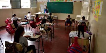 Se conoce con detalle el número de las personas contagiadas dentro de las escuelas. (Ramiro Pereyra)