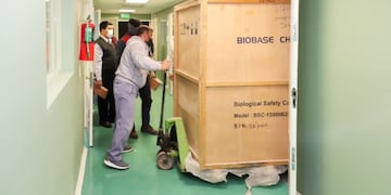 Equipo para el segundo laboratorio Covid de San Rafael