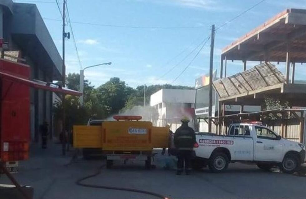 Bomberos Voluntarios y Cespal controlaron un escape de gas