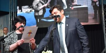 Asunción de Daniel Harrington como intendente de Tolhuin