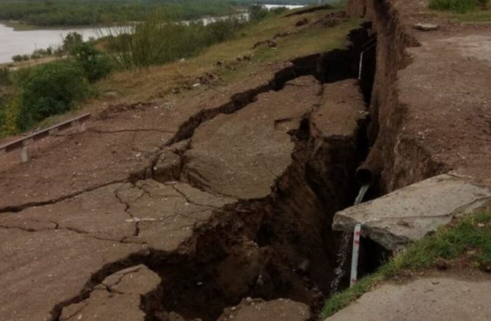Sigue creciendo la grieta en Diamante y continúan las evacuaciones