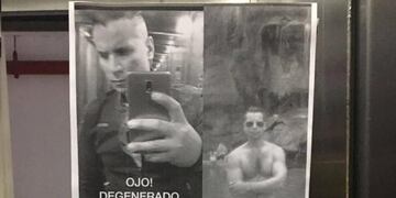 Vecino acosador en Floresta (Gentileza)