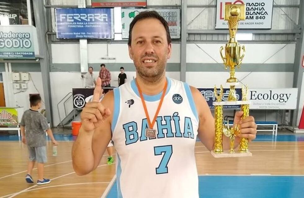 Martín Faelis fue Campeón Provincial en Maxibásquet