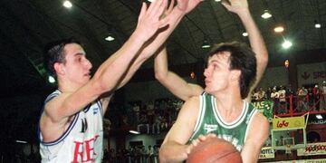 Marcelo Milanesio y Manu Ginóbili, enfrentados\u002E