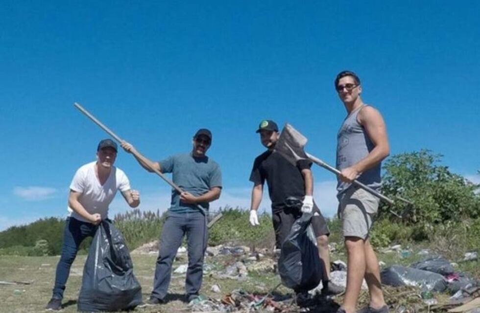 El "Trashtag Challenge" llegó a Concepción del Uruguay