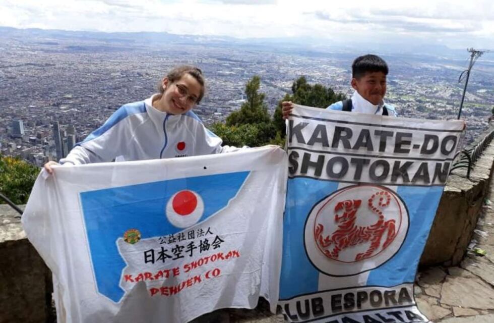 Dos rosaleños están compitiendo en el Panamericano de Karate en Colombia