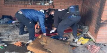 El señor fue rescatado y llevado al hospital Samic de Eldorado\u002E